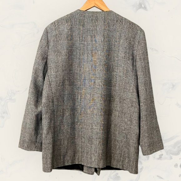 Alfred Dunner Women's Jacket Wool Blend Gray Size 40 Blazer Formal Workwear - Picture 2 of 9